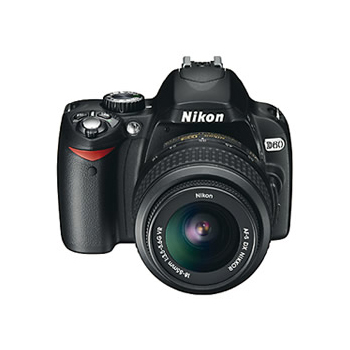 Nikon D60 Digital SLR Camera w/18-55mm Lens, , large image number 0